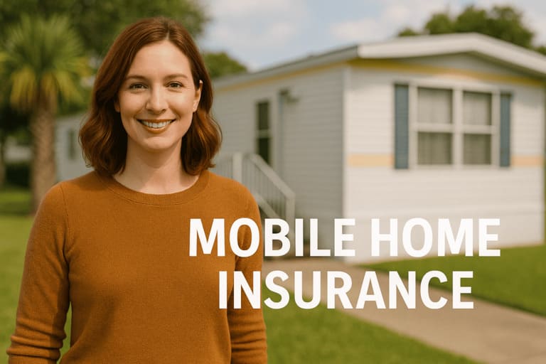 Mobile home insurance quote interface